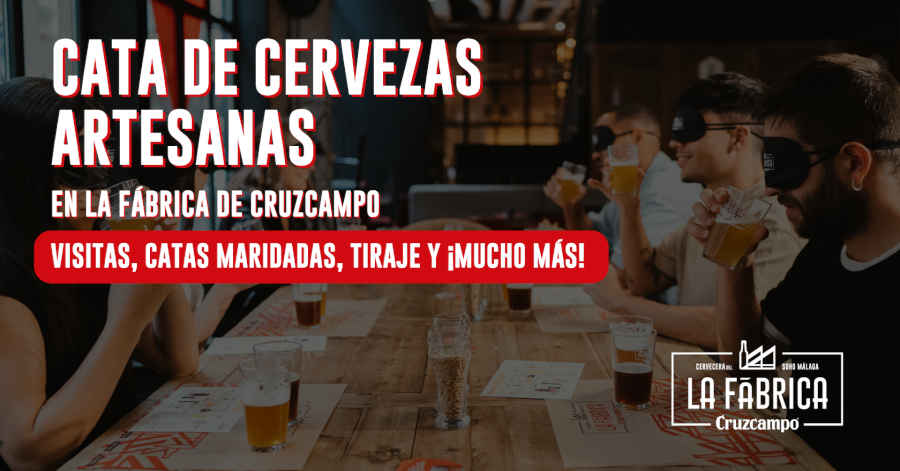 Catas de cervezas artesanas en La FÁBRICA CRUZCAMPO Málaga