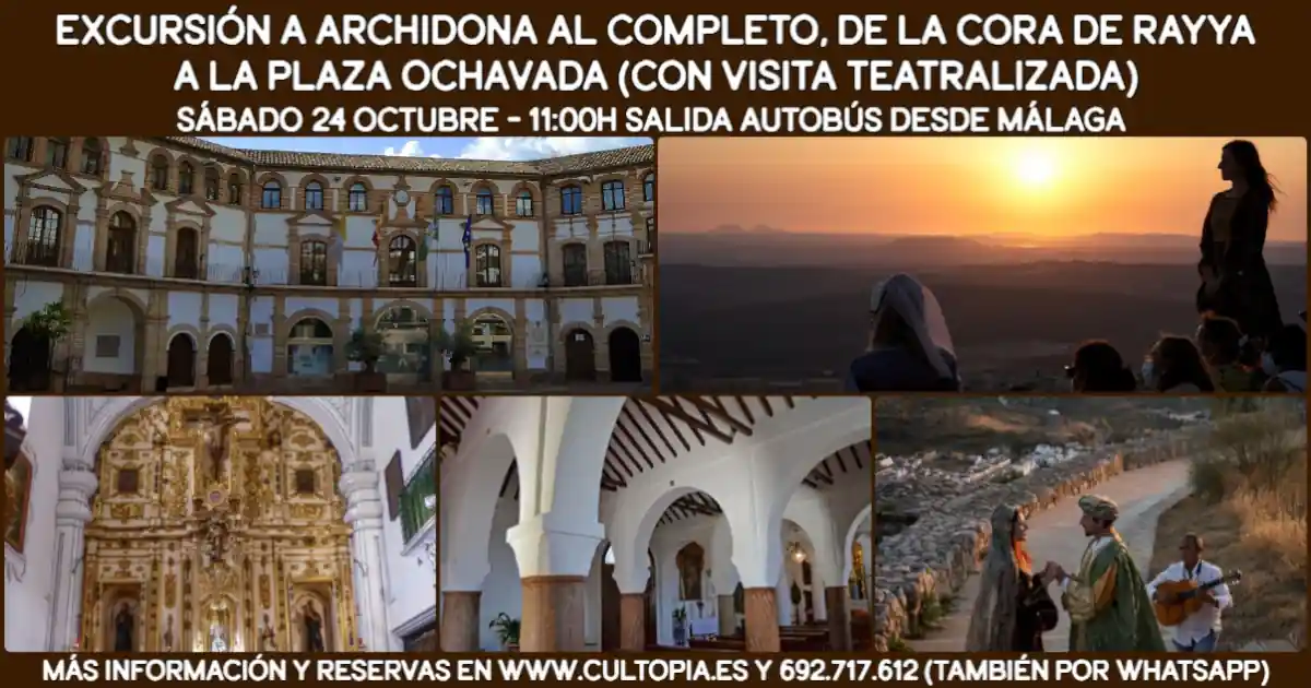 excursion archidona cultopia octubre 2026