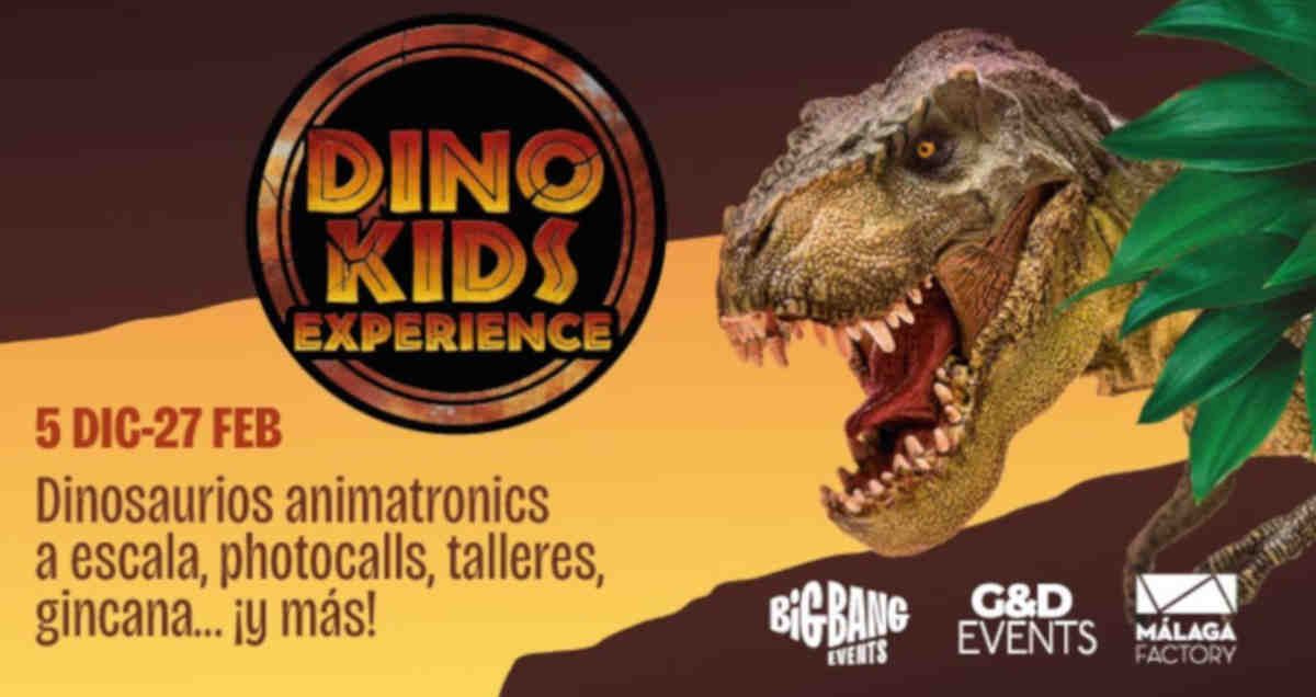 exposicion dinosaurios en malaga dino kids malaga