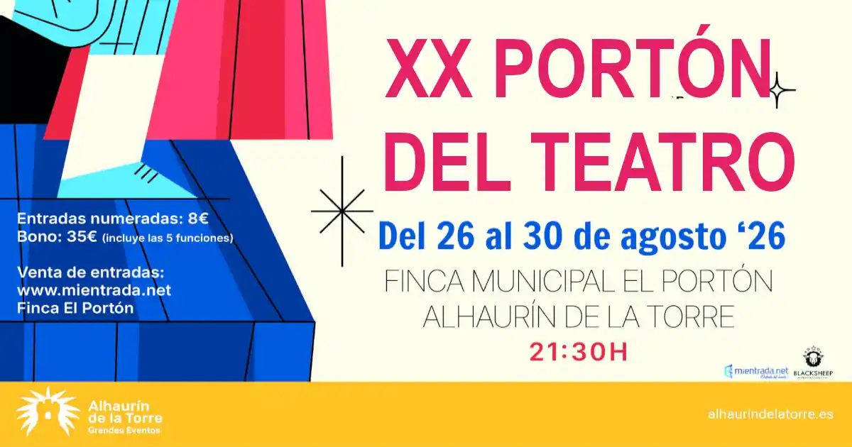 PROGRAMA ENTRADAS PORTON DEL TEATRO AÑHAURIN DE LA TORRE 2026
