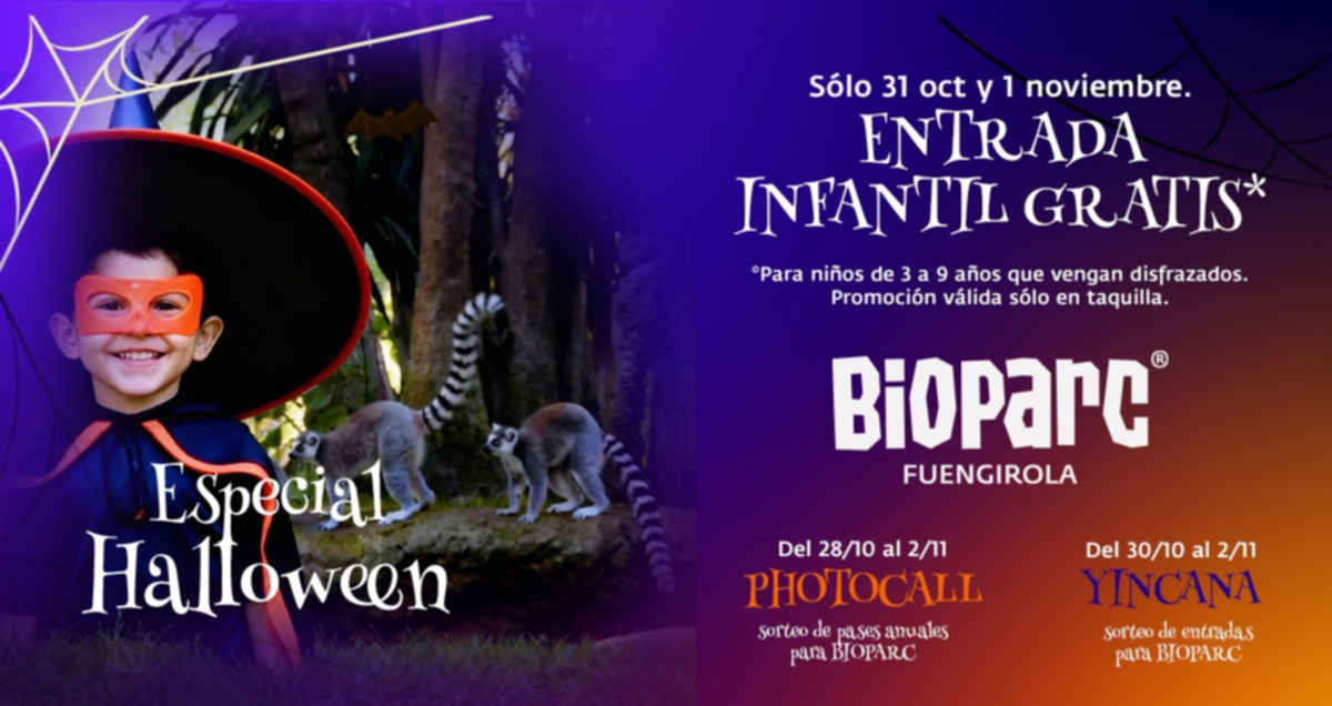 especial programacion halloween bioparc