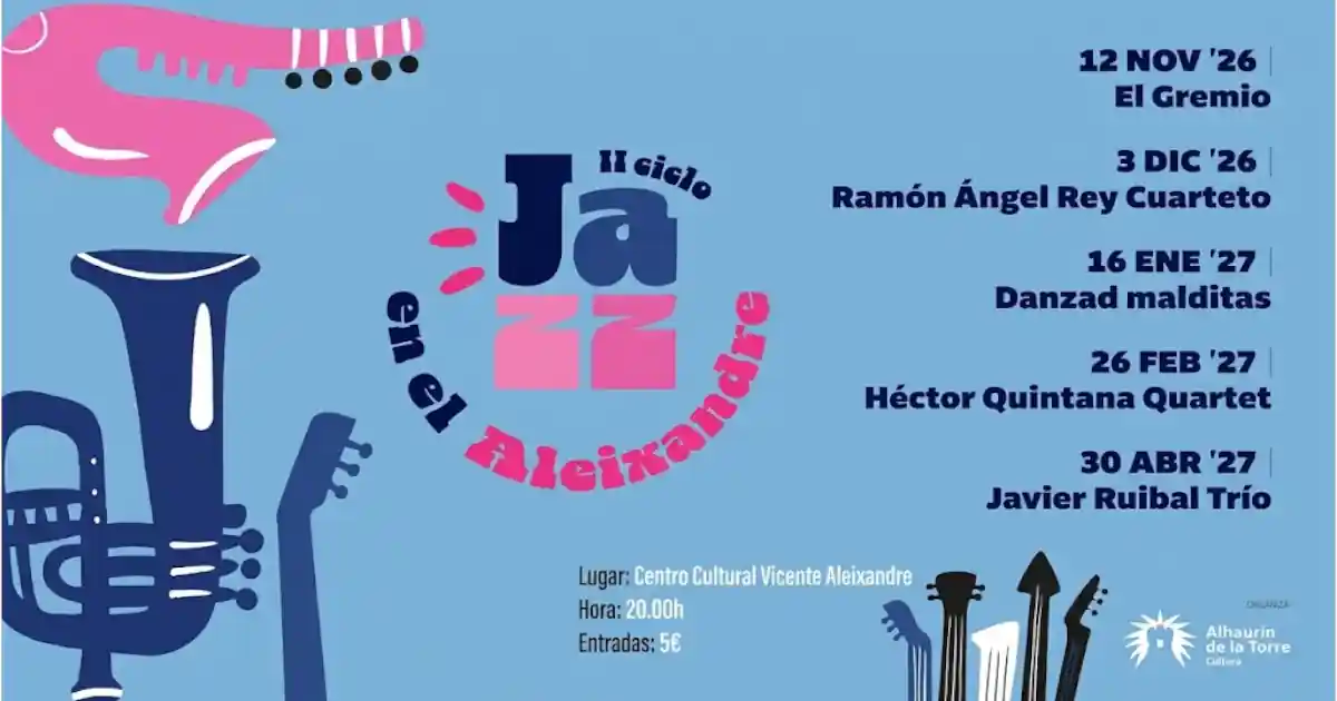 entradas II ciclo jazz en el aleixandre Alhaurin de la Torre 2026